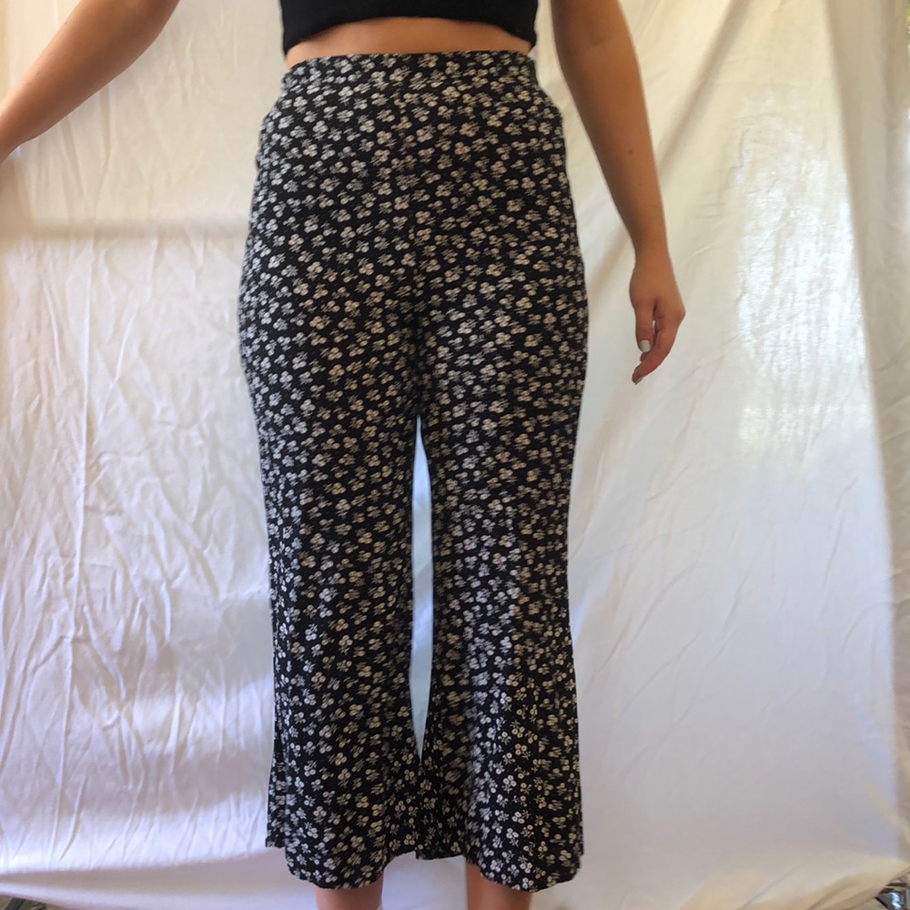 black floral pants